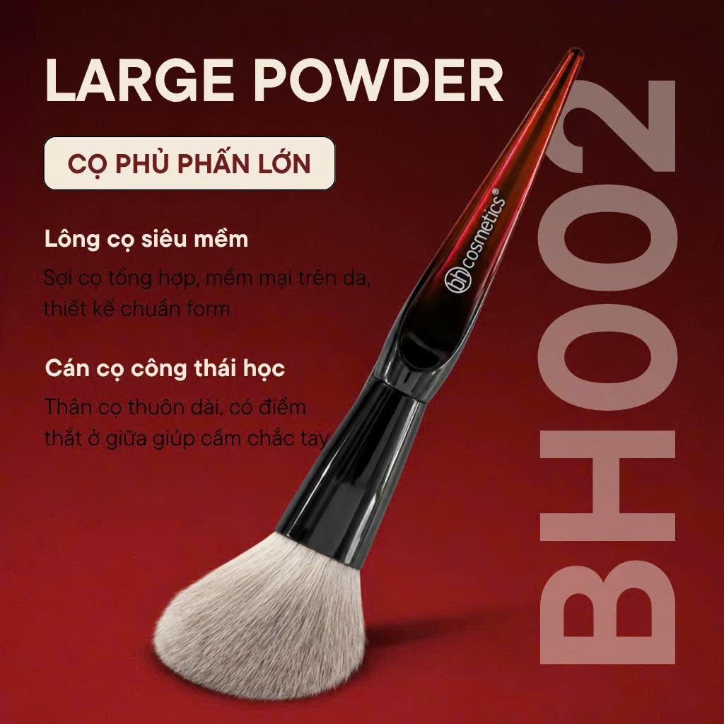 Cọ Phủ Phấn Dạng Bột Và Nén Bh Cosmetics Large Powder BH002